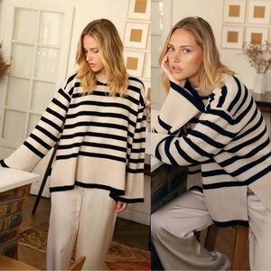 Rosaé Paris Le Sablons Oversized Knit Sweater
